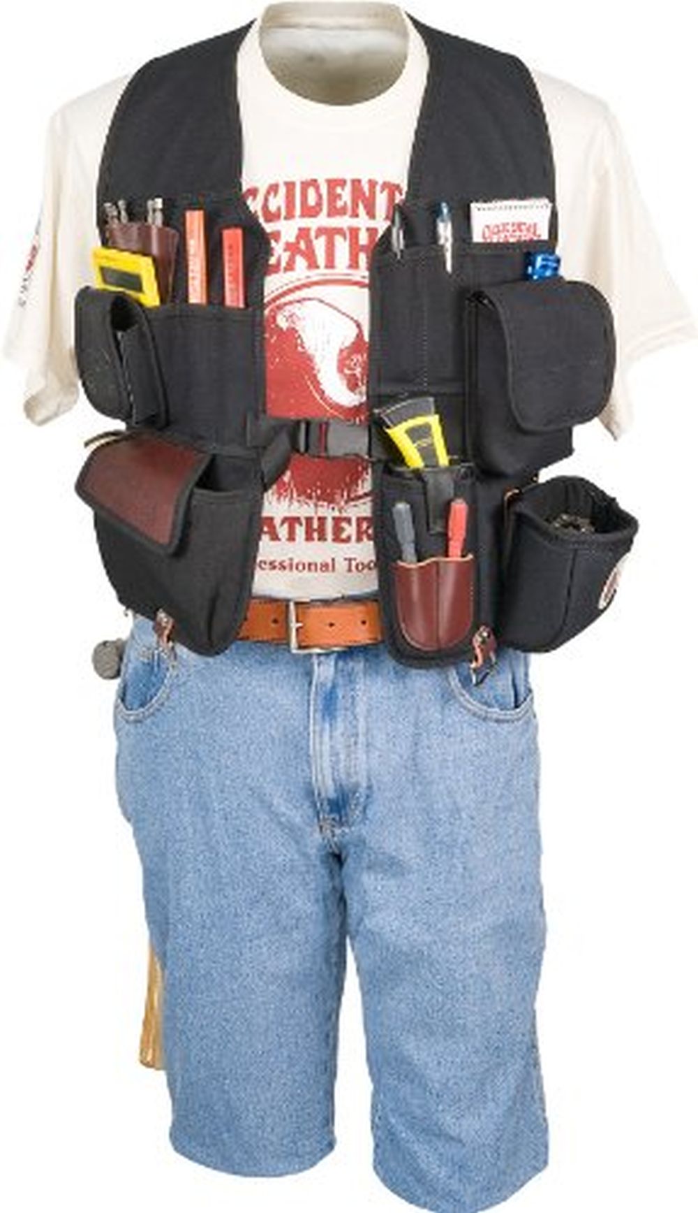 Outdoor Electrician Construction Tool Belt Pouch Suspenders Carpenter Vest Air 