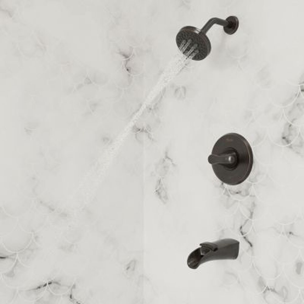 Pfister Jaida Tuscan Bronze 1-handle Bathtub and Shower Faucet Valve Included