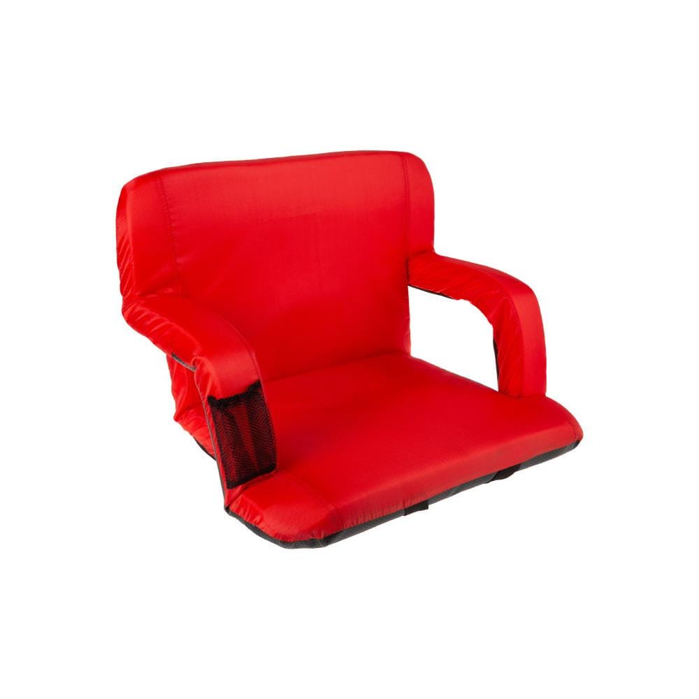 Wide Bleacher Cushion with Padded Back Supp... Details about   Home-Complete Stadium Seat Chair 