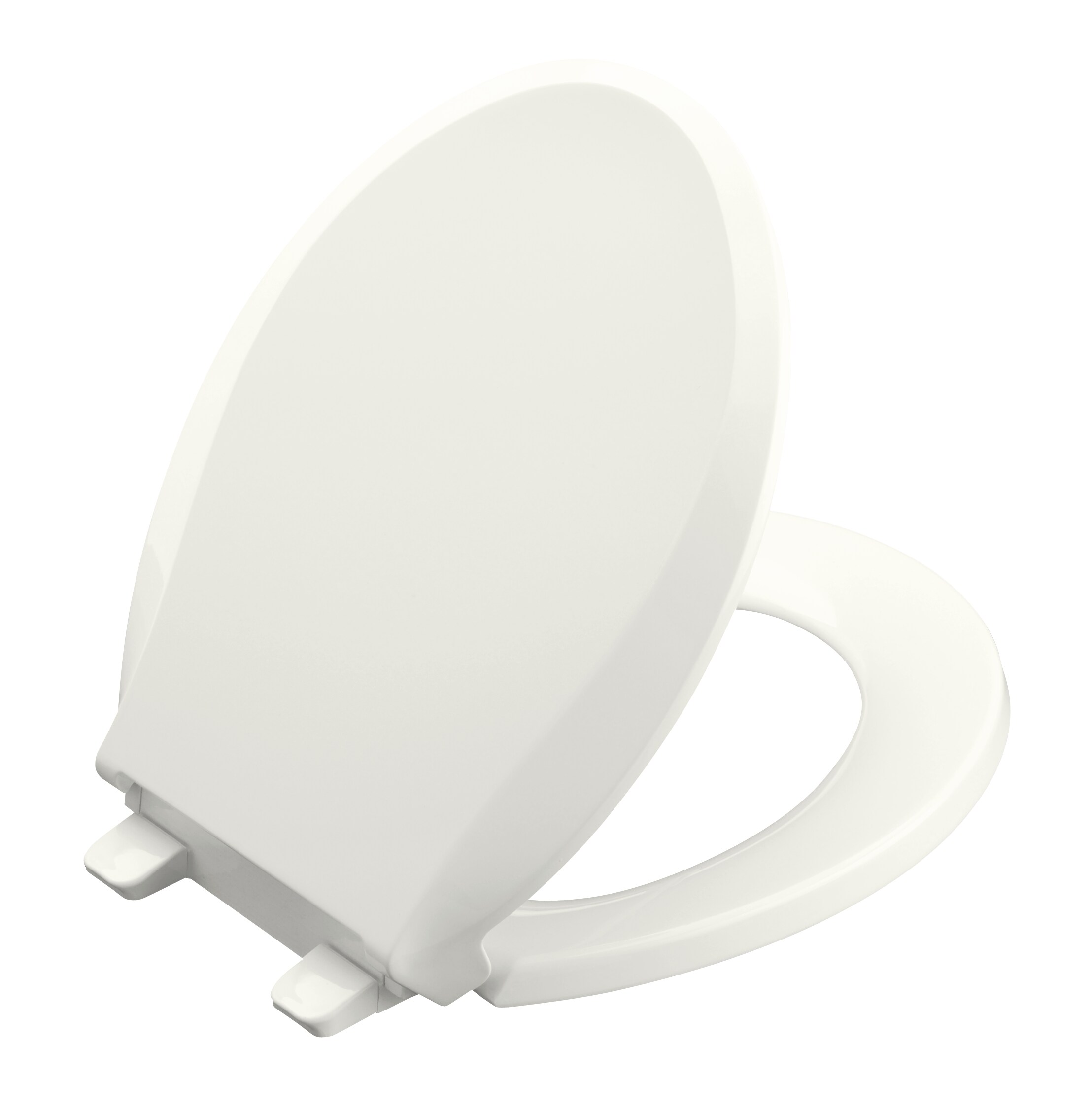 White Toilet Seat Soft Close Universal Fit Plastic Bathroom Heavy Duty Durable 