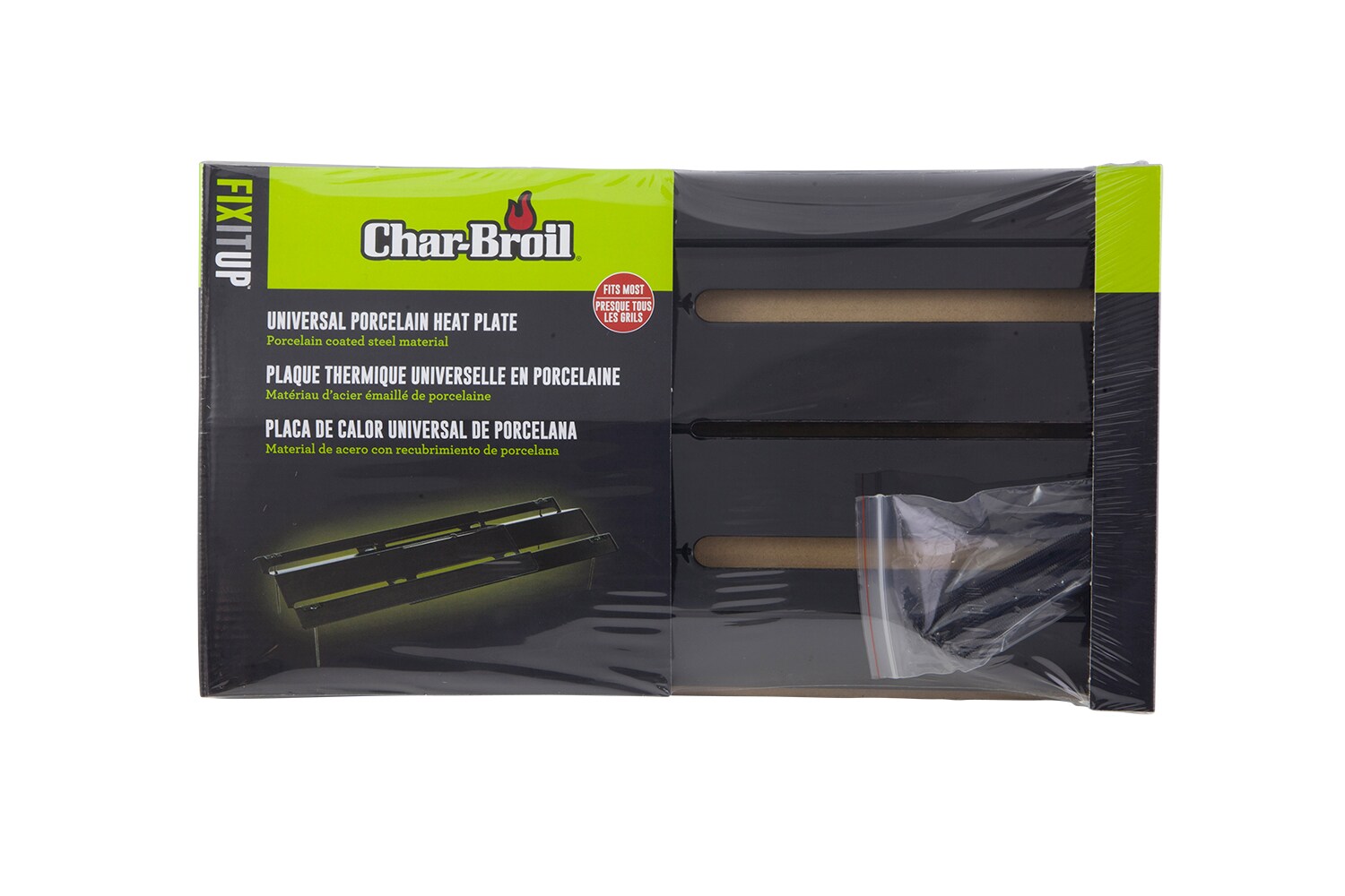 Char-Broil 7584545 Universal Fit Porcelain Heat Plate New 47362845450 
