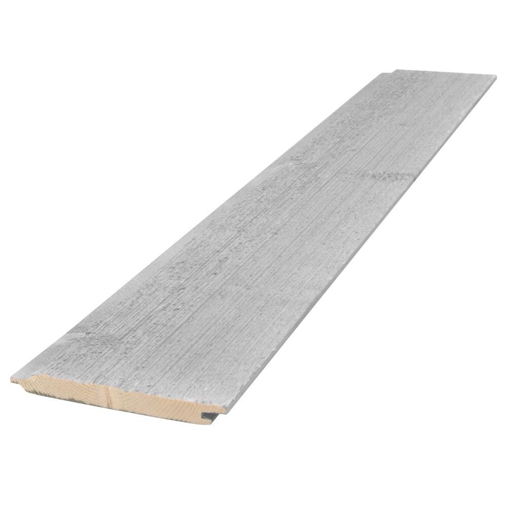 Ufp Edge 5 375 In X 8 Ft Gray Pine Tongue And Groove Wall Plank