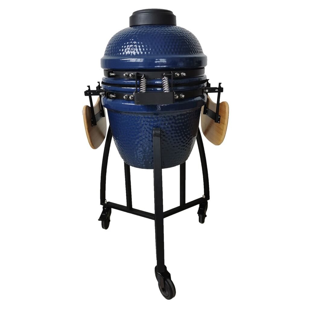 Lifesmart 34.4-in W Blue Kamado Charcoal Grill in the Charcoal Grills department at Lowes.com