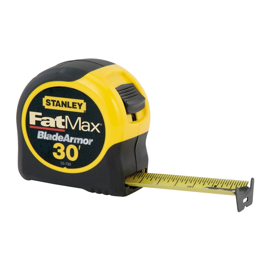 W Tape Measure Black/Yellow 1 Unit33-730 Stanley FatMax 30 ft L x 1.25 in 