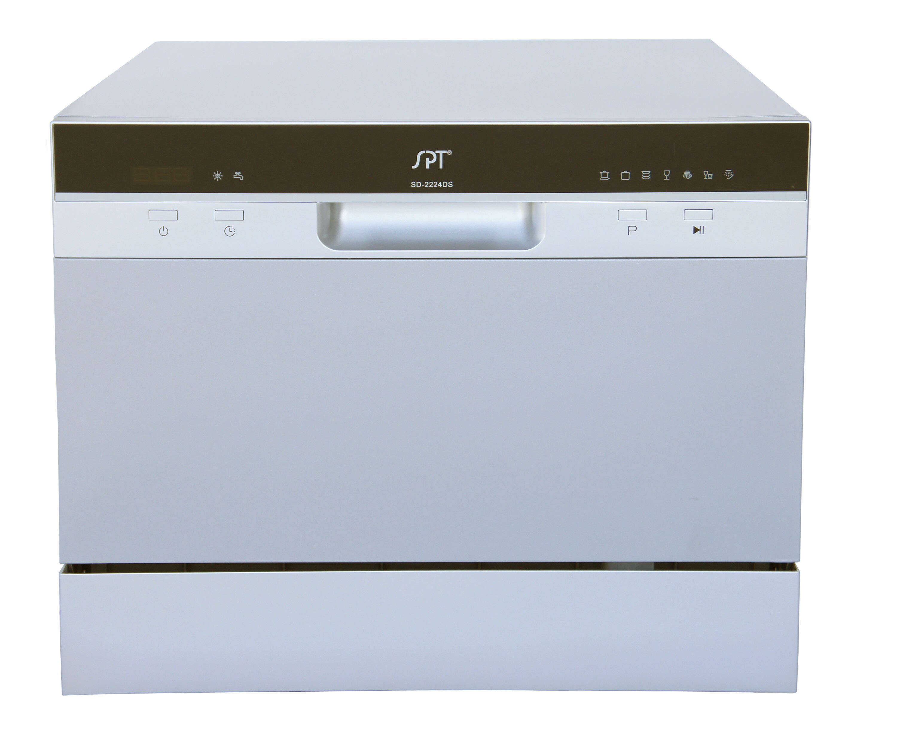 Sunpentown SD-2213S Countertop Dishwasher in Silver 