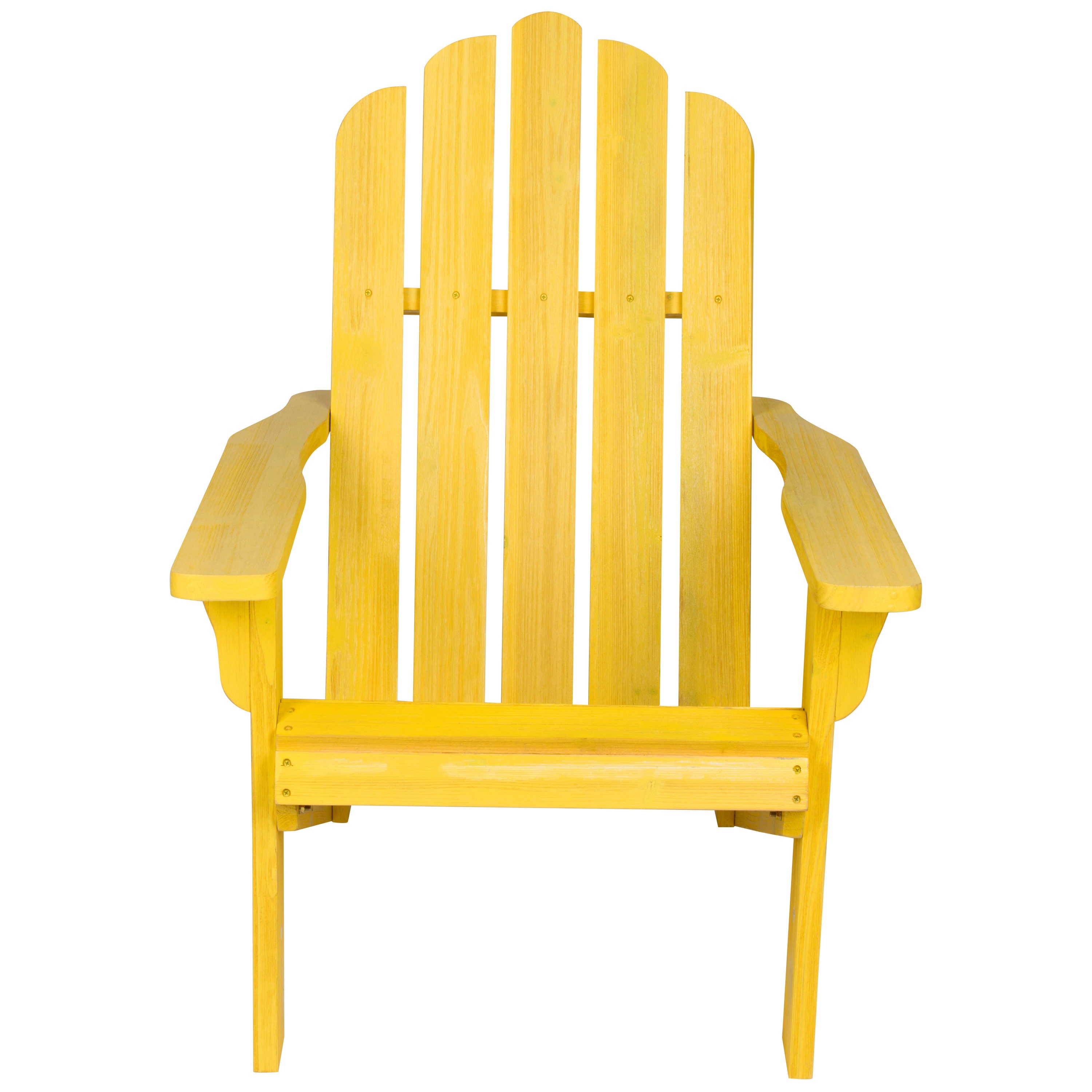 yellow adirondack chairs