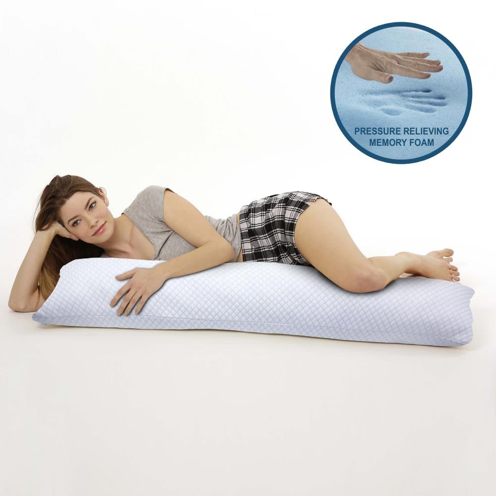 Therapedic Reading Wedge Pillow Knit Cover in Aqua 