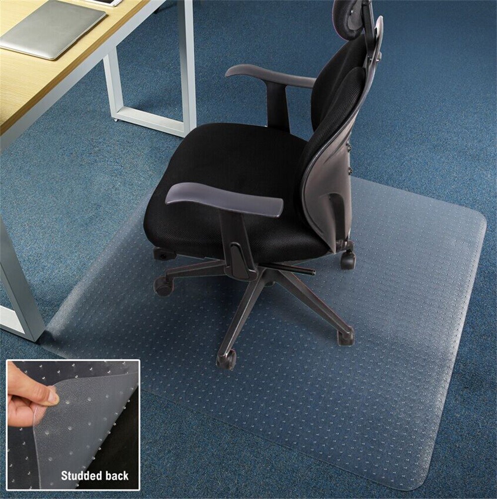 4ft x 3ft PVC Office Chair Mat 48 x 36 inches for Hard Floor Protection Clear 