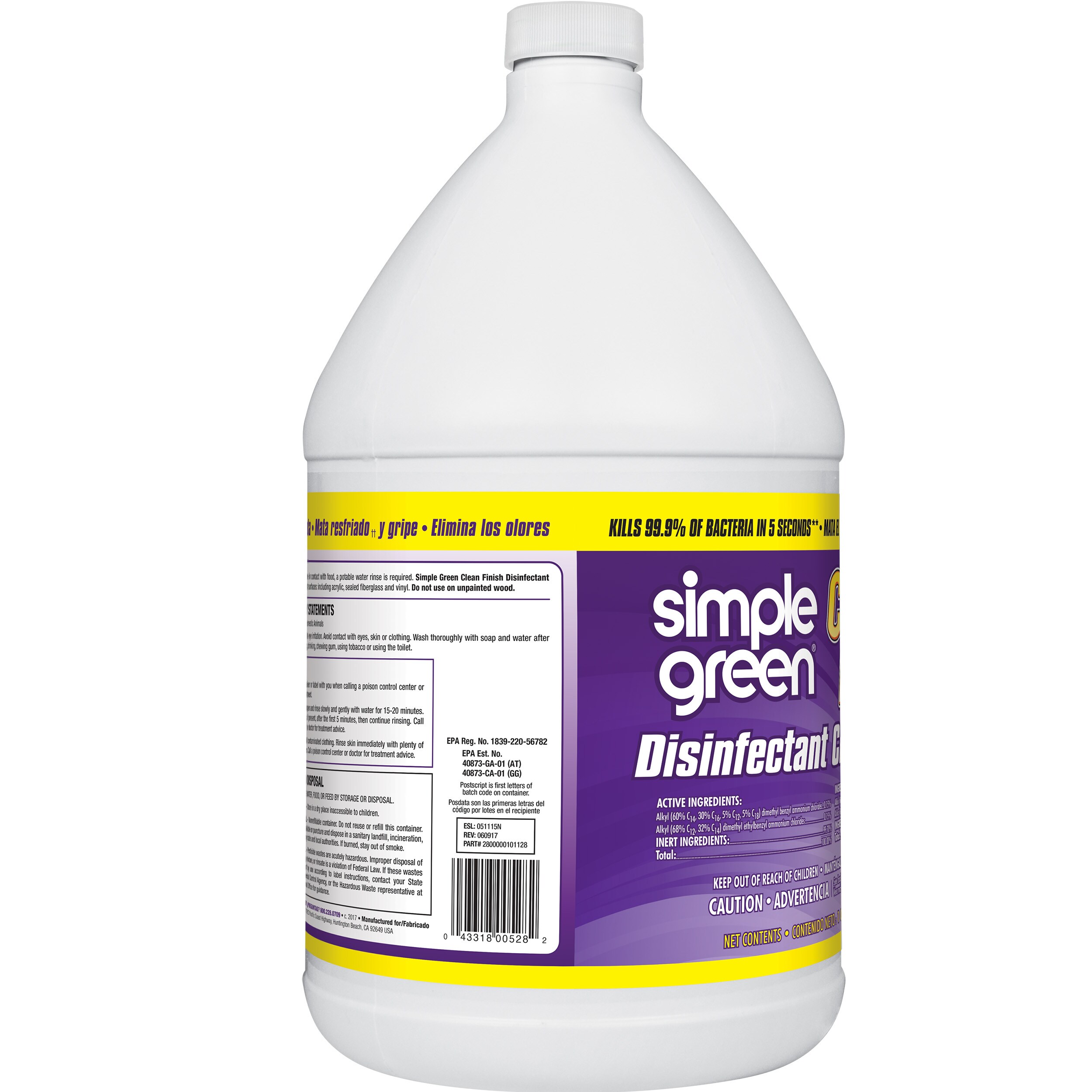 Simple Green 1Gallon Herbal Disinfectant Liquid AllPurpose Cleaner in