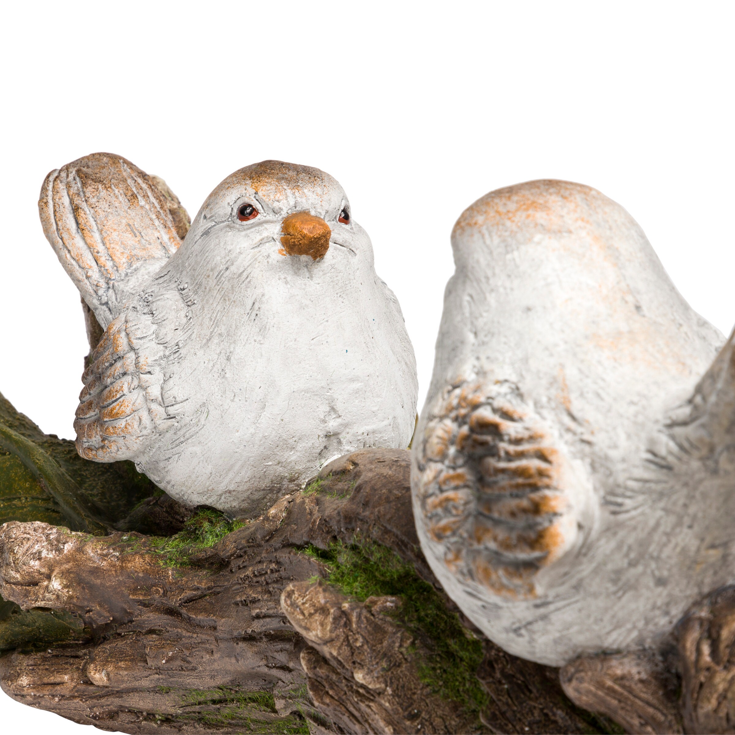 Alpine Corporation 11-in H x 8-in W Birds In Birdcage Garden Statue