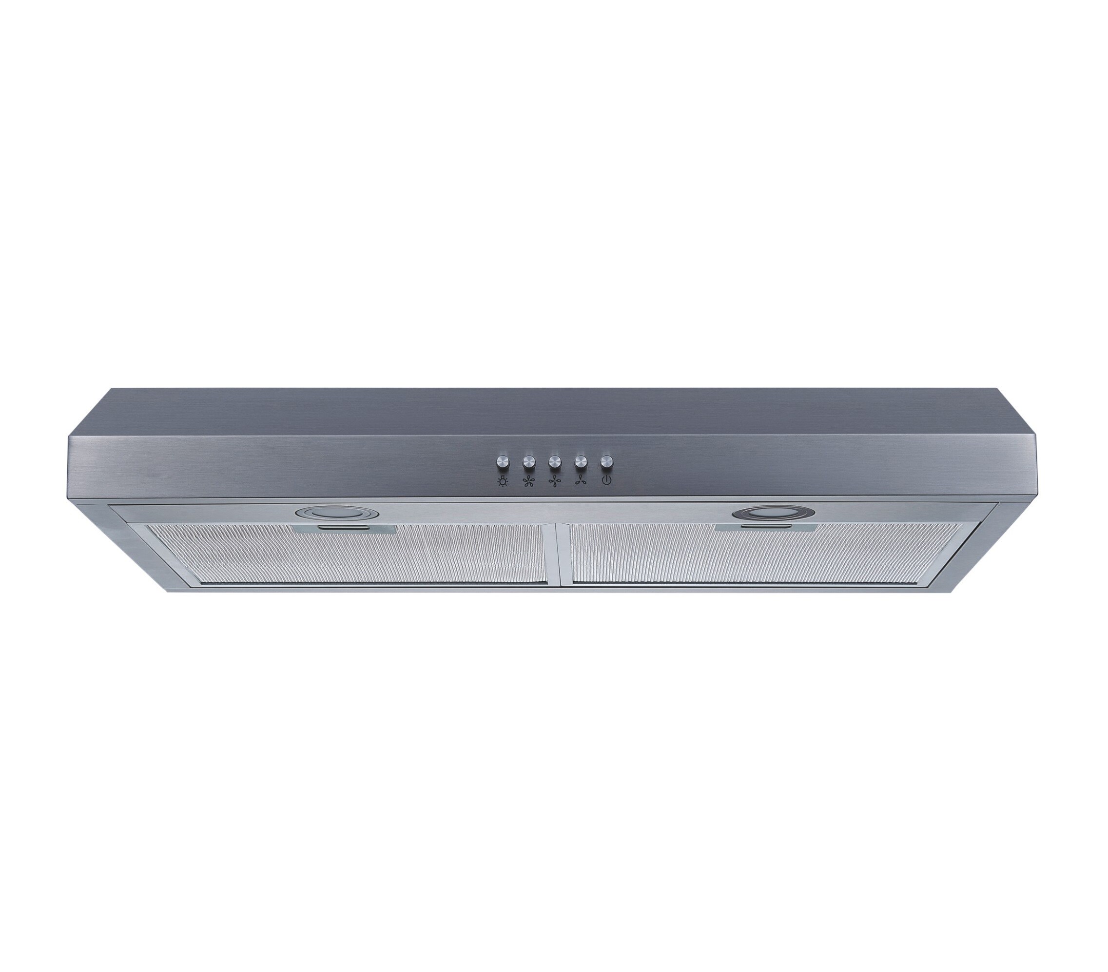 POWFLO 30''Under-Cabinet Kitchen Range Hood Stainless Steel Wireless LED Touch 