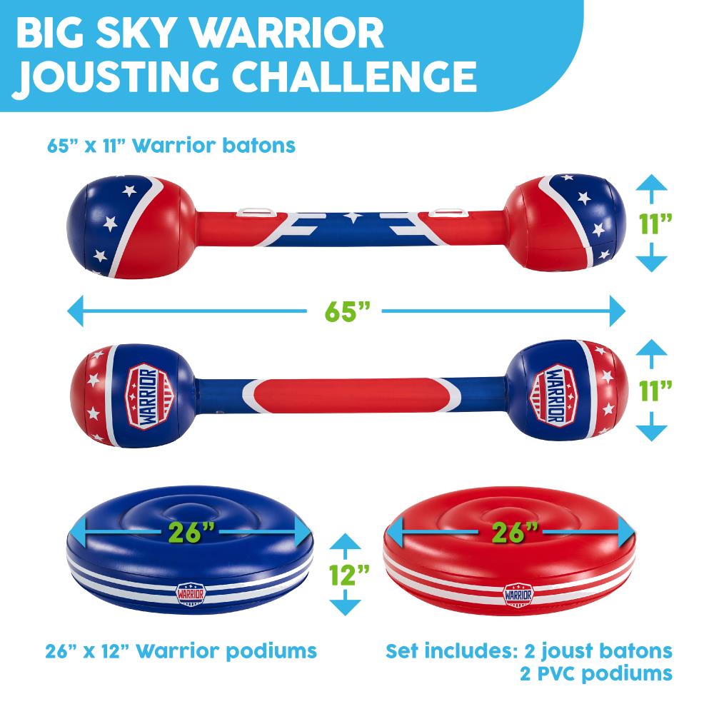 inflatable balance jousting set