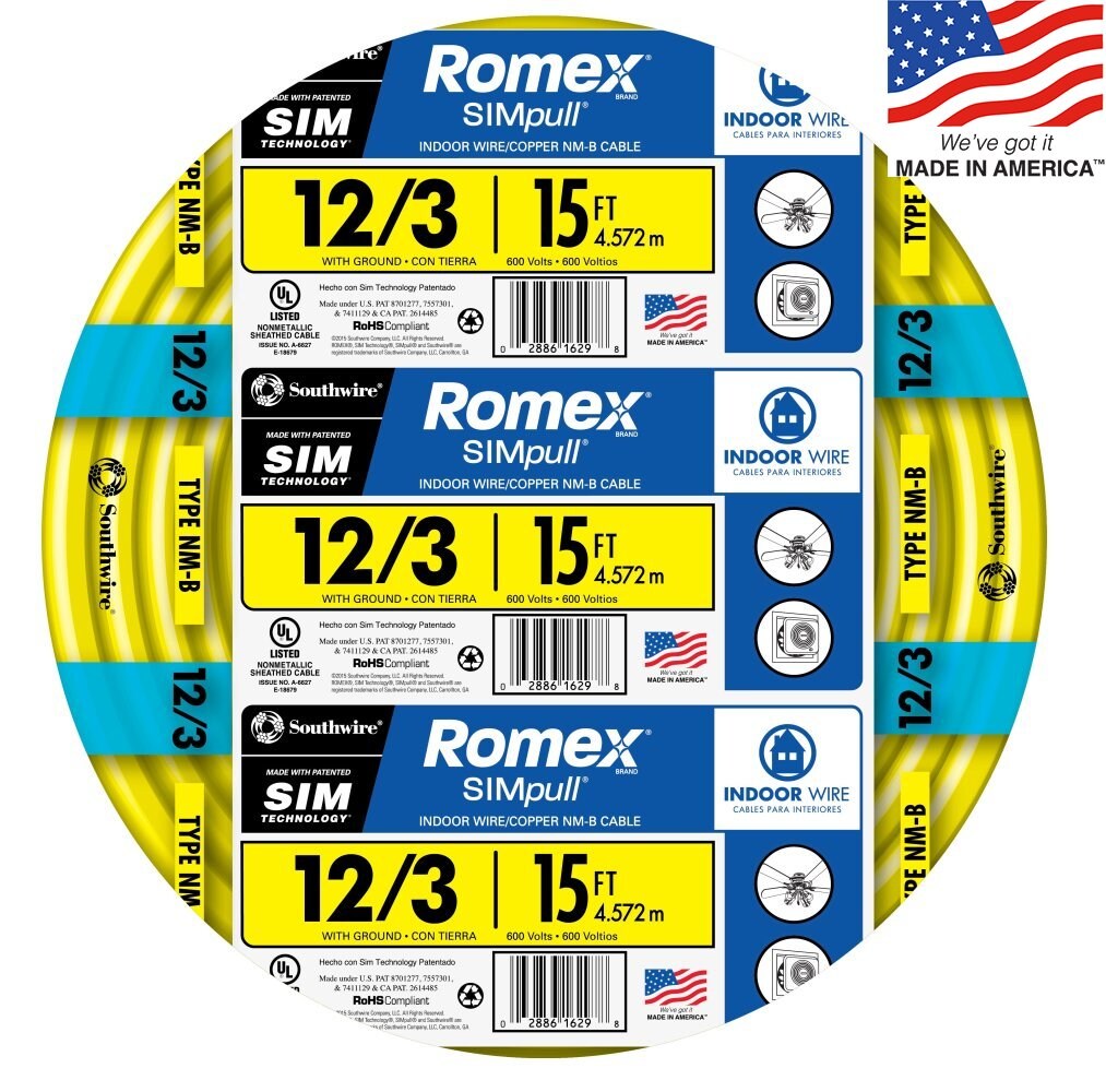Romex 4/3 With Ground Electrical Wire 50 ft NEW 
