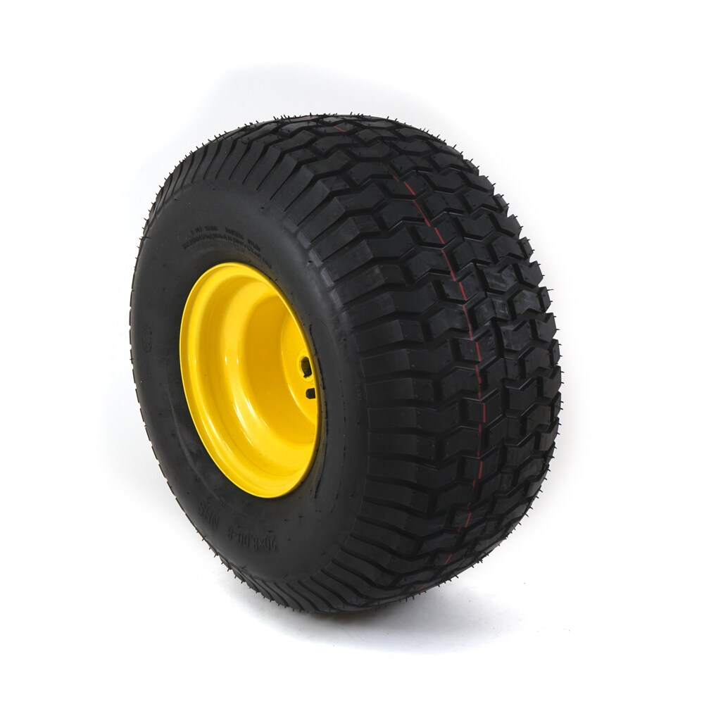 2PK 13x5.00-6 13x5.00x6 13x5x6 13x5-6 2PLY Turf Mower Tractor Tire w/ Orange Rim 