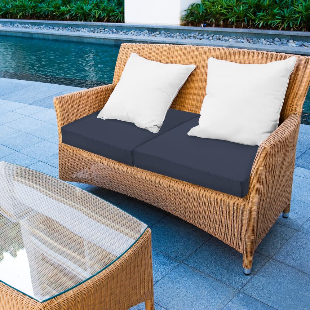 24 x 24 inch Square Waterproof Garden Furniture Cushion Covers Indoor Outdoor 