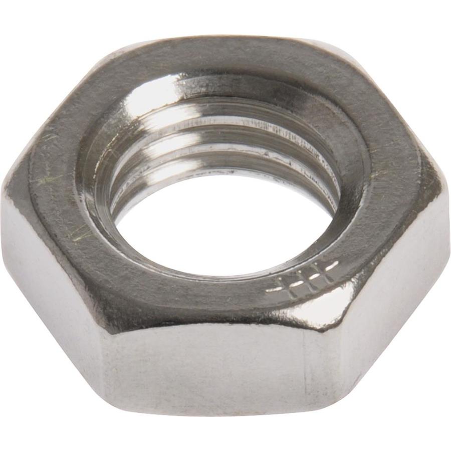 15 7/16-14 Hex Jam Half Nuts Stainless Steel 7/16x14 Nut 7/16 x 14 Thin 