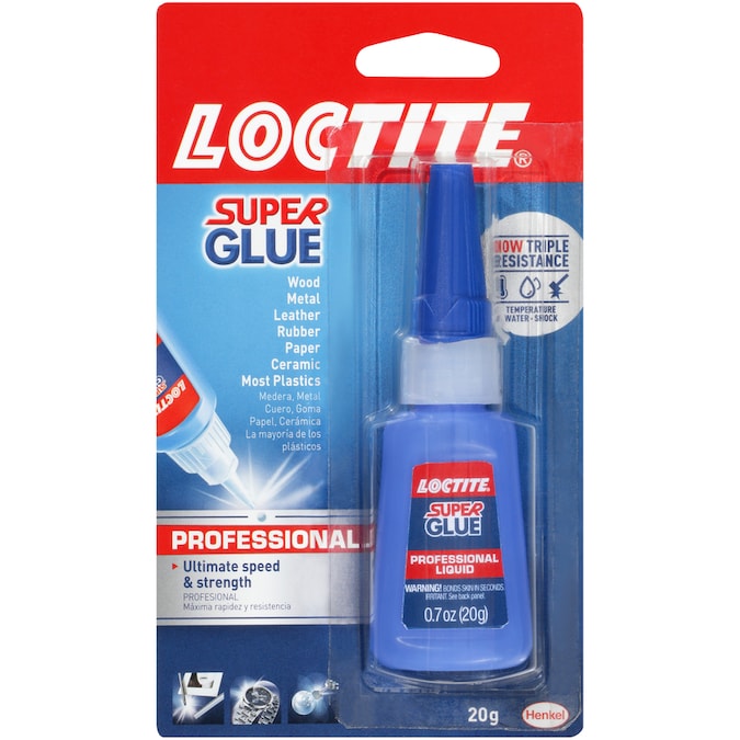 LOCTITE Professional Super Glue 20-gram Super Glue Clear Multipurpose  Adhesive in the Multipurpose Adhesive department at Lowes.com