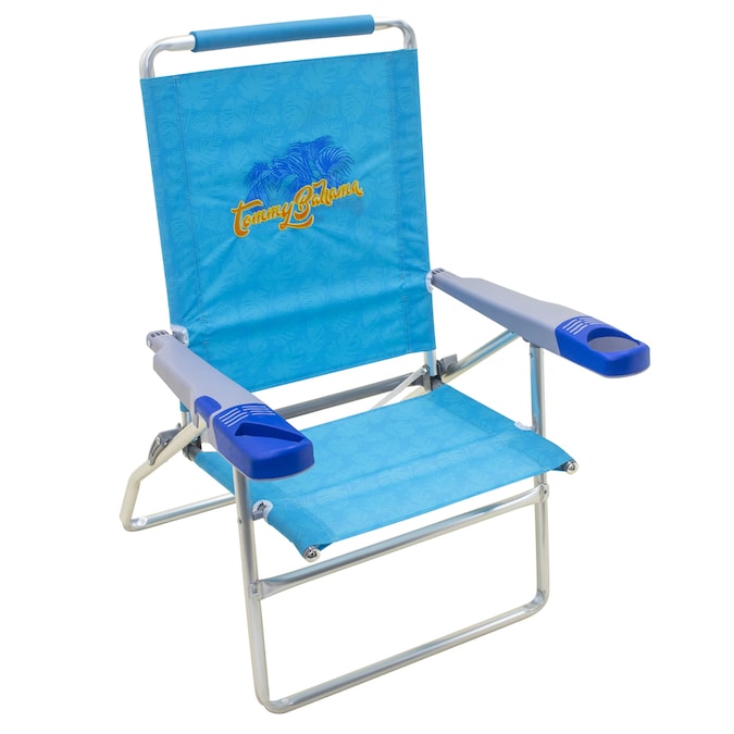 NWT TOMMY BAHAMA KIDS Folding Beach Chair w// Umbrella Surfing Sharks Ages 3-6