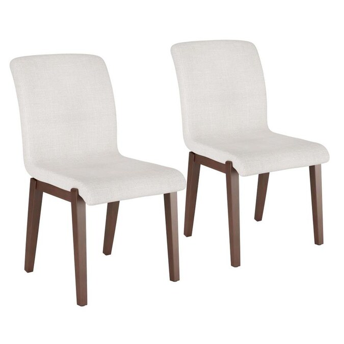 Zuo Modern Set Of 2 Hamilton Contemporary Modern Polyester Polyester Blend Upholstered Dining Side Chair Wood Frame In The Dining Chairs Department At Lowes Com