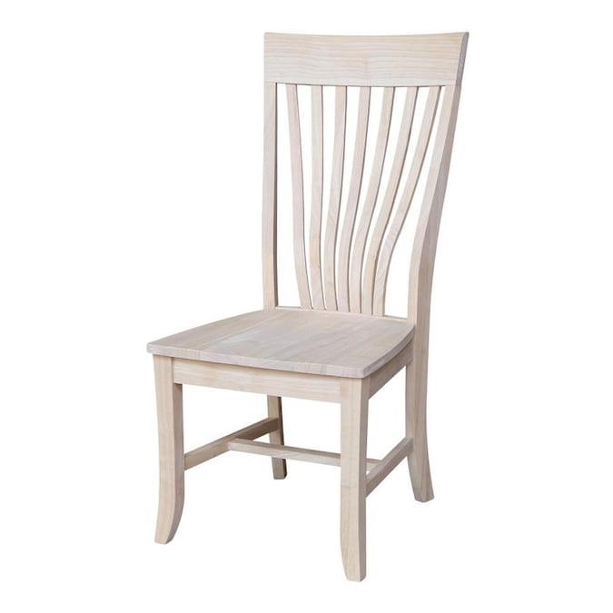 International Concepts Set Of 2 Amanda Casual Dining Side Chair Wood Frame In The Dining Chairs Department At Lowes Com