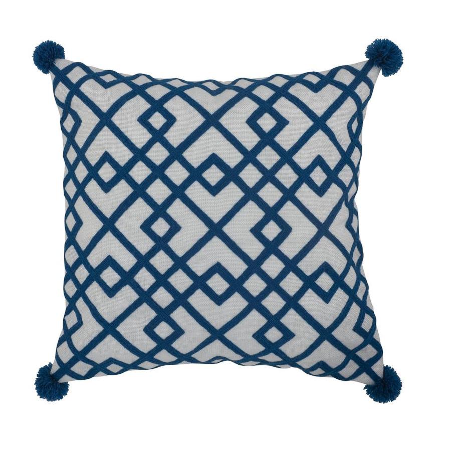 18" SQUARE PILLOWS "MAJESTIC PEACOCK" INDOOR OUTDOOR PILLOW 