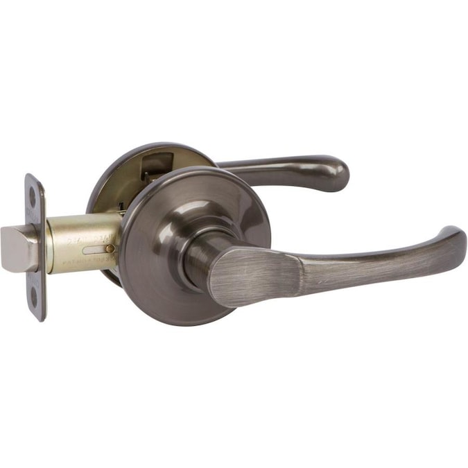 Delaney Hardware Delaney Callan Antique Brass Reversible Passage Door Handle In The Door Handles Department At Lowes Com