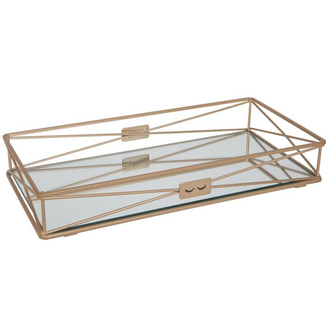 Style Selections Wright Chrome Metal Vanity Tray In The Bathroom Accessories Department At Lowes Com