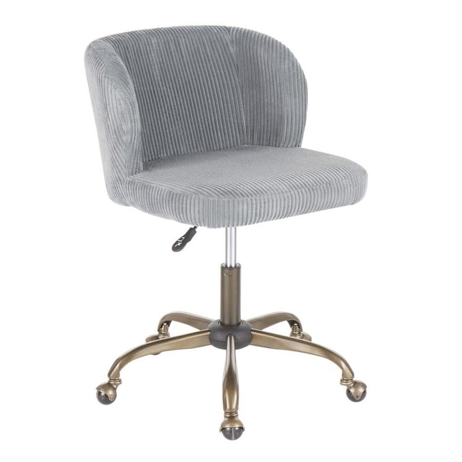 Lumisource Fran Contemporary Task Chair In Sage Corduroy Fabric By Lumisource In The Office Chairs Department At Lowes Com