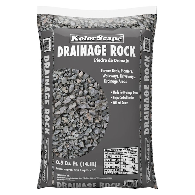 Oldcastle 0 5 Cu Ft Gray Drainage Rock In The Landscaping Rock Department At Lowes Com