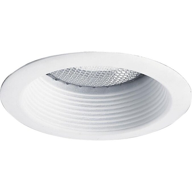 Progress Lighting 5 In White Baffle Recessed Light Trim In The Recessed Light Trim Department At Lowes Com