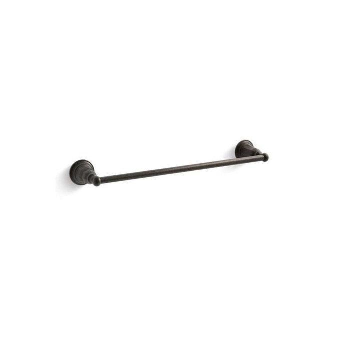 Kohler Kelston 18 In Oil Rubbed Bronze Wall Mount Single Towel Bar In The Towel Bars Department At Lowes Com