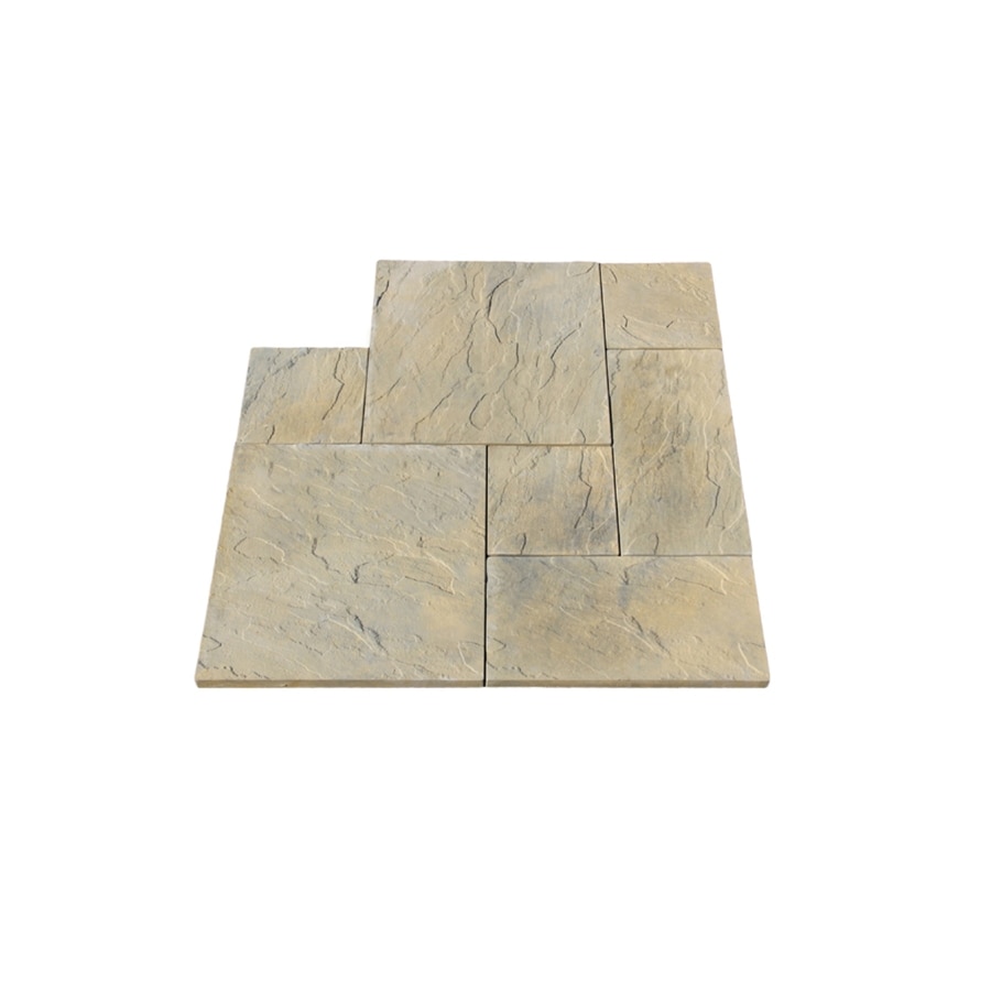 Nantucket Pavers 10 Ft X 10 Ft Tan Variegated Dutch Rivenstone