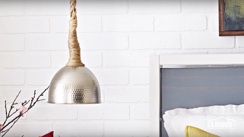 How to Make a Rope Pendant Light: Stylish DIY Video | Lowe's