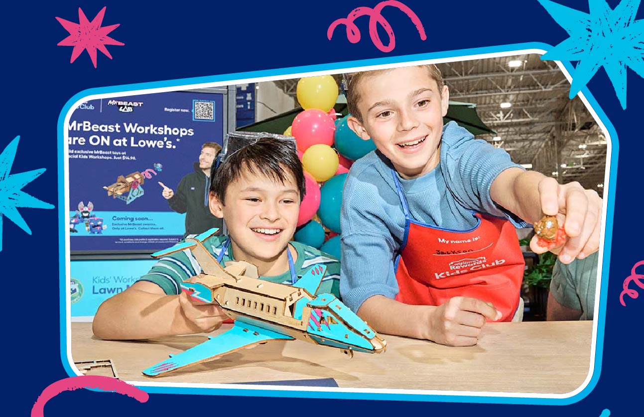 MrBeast Swarm Jet Workshop (Lowe's Kids Workshop)