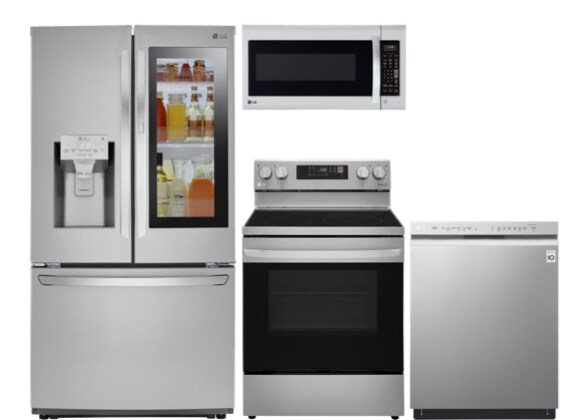 oven and refrigerator set