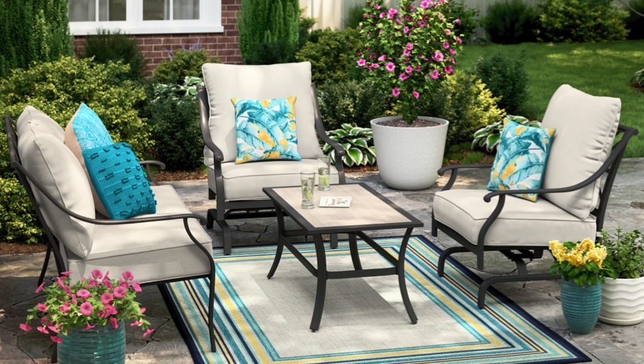 Outdoor furniture sets, Patio furniture sets, Wicker  dining tables