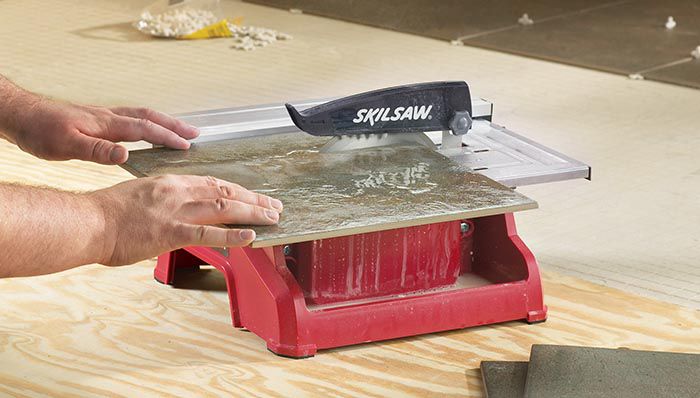 How To Cut Tile With A Wet Saw Lowe s