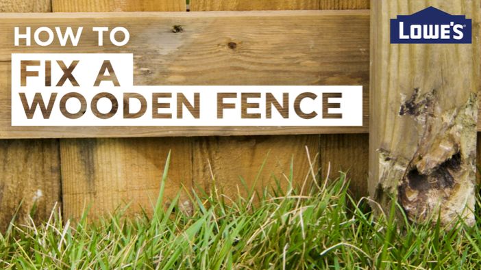 How Do I Fix My Wooden Fence?