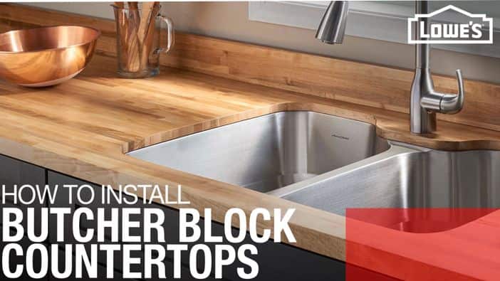 How To Install A Butcher Block Countertop | Lowe'S