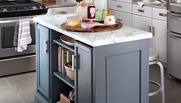 How To Build A Diy Kitchen Island Lowe S, How Far Should An Island Be From The Kitchen Counter