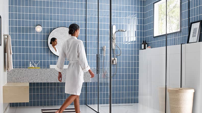 LaToscana Novello Brushed Nickel Thermostatic Shower Kit With Handheld – US  Bath Store