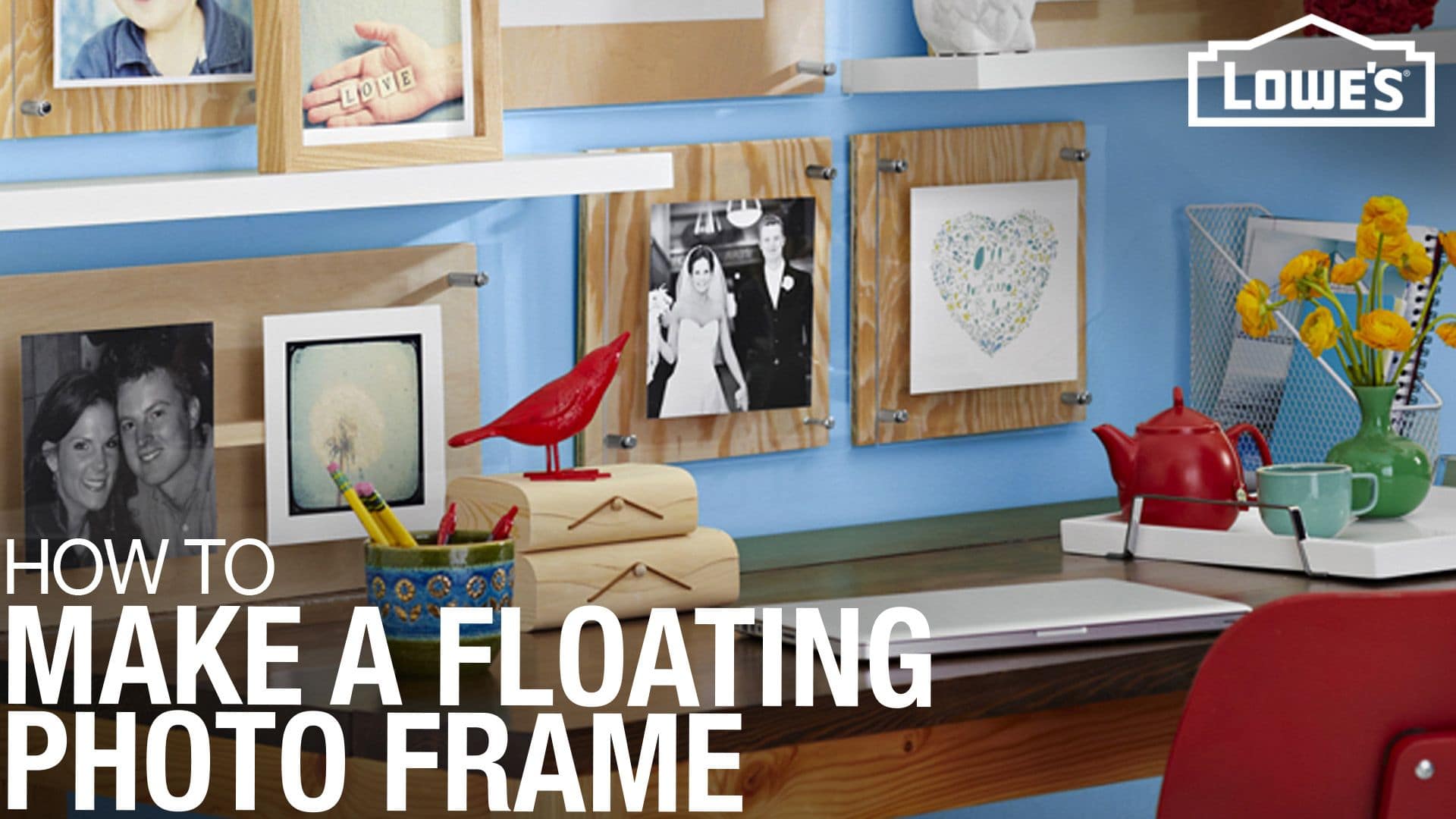 Clear Floating Acrylic Frames, 2-pack