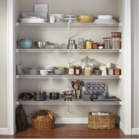 Chrome Plated Wire Dunnage Rack with Extra Support Frame Kitchen Storage Cabinet Shelf Organizer x 18 Garage Commercial Perfect for Home inch. x 14 36 inch. inch.