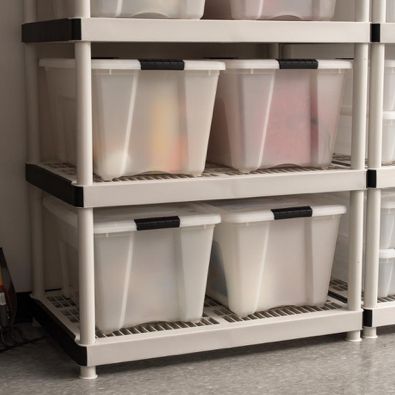 9 Steps To Clear The Clutter In Your Home, Best Storage Containers For Wire Shelves
