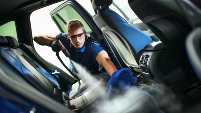 How To Complete Car Detailing With A Steam Cleaner Hero 