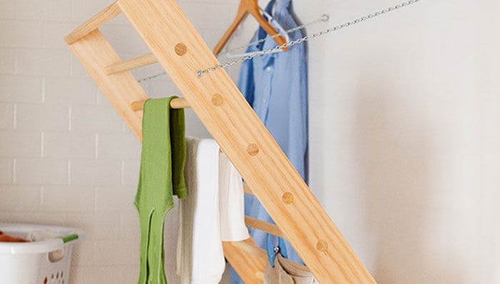 Everyday Living Foldable Wood Clothes Drying Rack, 1 ct - Kroger