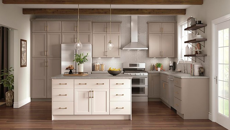 Wall Unfinished Kitchen Cabinets At