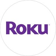 Roku logo.