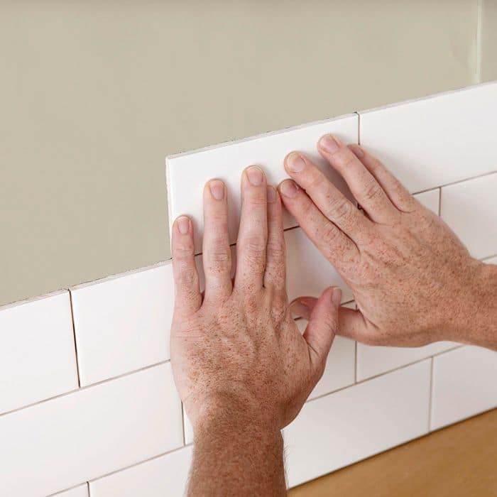 Bondura adhesive tile mat instead of mortar