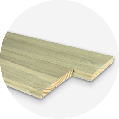 Shiplap boards.